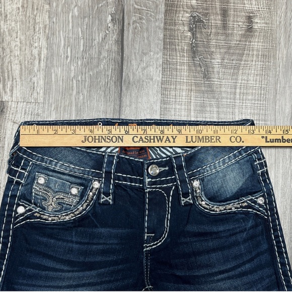 LOWRISE/ boot cut JEANS, SIZE 24w! - Picture 4 of 6